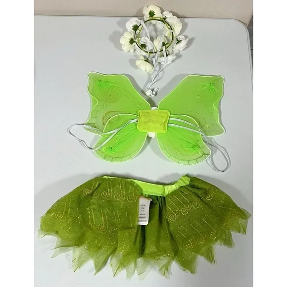 Green Cats Dogs Pets Animal Fairy Princess Costume Pet Apparel Size: M/L 🧚🏻